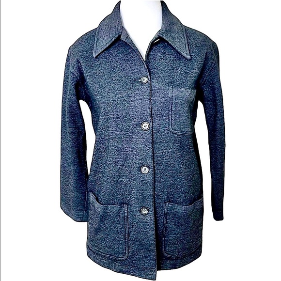 J. Crew Jackets & Blazers - Vtg J.Crew Women’s Blazer Wool Knit Sz 2 Y2K Preppy Classic Sophisticated Comfy
